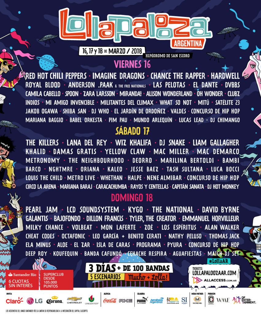 Banner Lollapalooza 2018