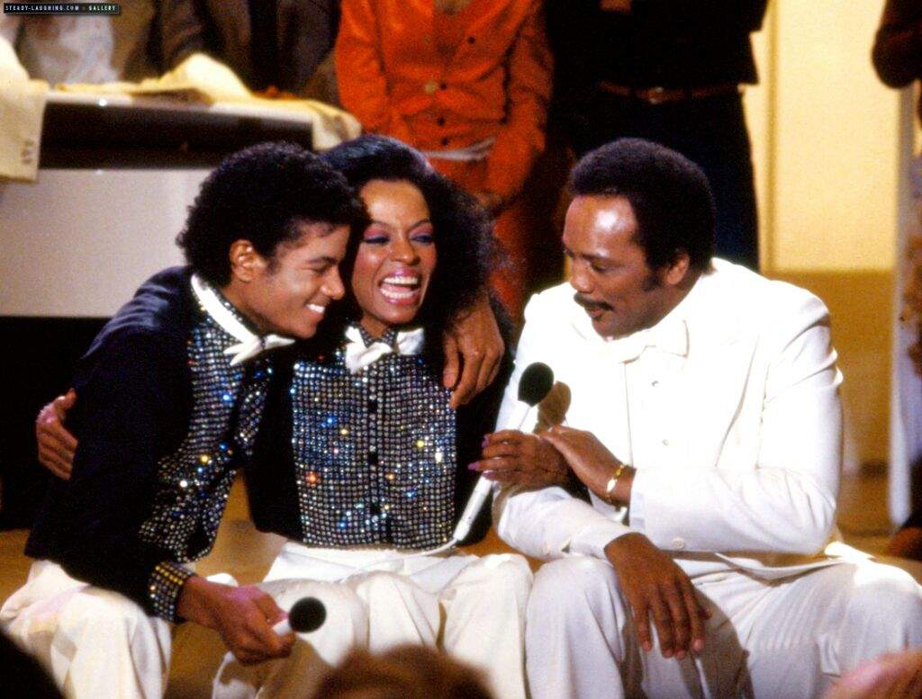 Michael Jackson junto a Diana Ross