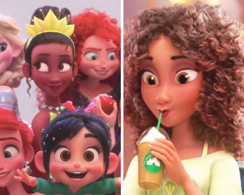 Wifi Ralph se hizo viral por blanquear a la princesa negra de Disney