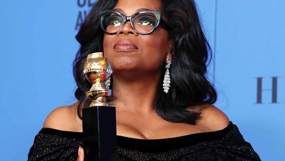 Oprah en los Globos de Oro 2018